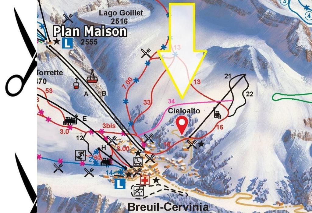 Le Petit Refuge Cervinia Lägenhet Breuil-Cervinia Exteriör bild